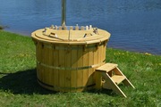 Beczka Kąpielowa Typu Premium Balia Ogrodowa Sauna Beczka Bania Ruska
