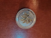 1,5 uncji oz srebra ( 46,7 gr. ) 9999 Kanadyjski liść klonowy.