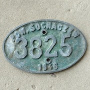 Tablica rejestracja tabliczka rowerowa SOCHACZEW 1946 ROK