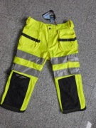Helly Hansen Alna Pirate spodnie robocze żółte odblaski rozmiar C54