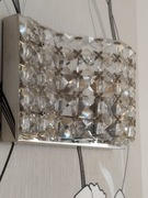 Kinkiet kryształowy srebrny szt.2