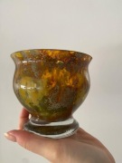 Wazon MIMOZA lata 1978 huta szkła Hortensja