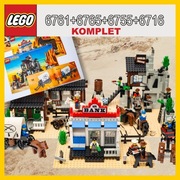 LEGO WESTERN 6761, 6765, 6755, 6716, instrukcja, komplet, vintage