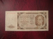 POLSKA BANKNOT PRL 10 zł 1948 r. seria AX