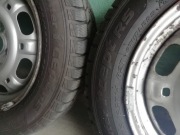 Komplet kół stalowych z oponami hankook 175*65*14