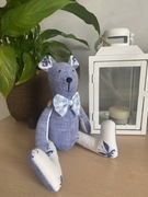 Misiu hand made z lnu