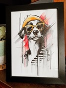 Stylowy obrazek na ścianę