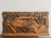 Ewa w raju. Lata 30-te. Płaskorzeźba. 