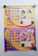 Plakat pokemon tazo flesz, pokemon retro, pokemon vintage, pokemon tazo