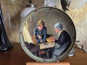 Talerz porcelanowy dekoracyjny Norman Rockwell firma Knowles 1985