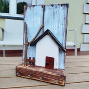 Wieszak na klucze DIY Domek