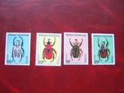 Centralna Afryka 1985 MNH Mi. 1103/06 Fauna Owady