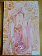 OBRAZ AKRYL 40x60 PŁÓTNO WIR UCZUĆ PAULINA LINFERT