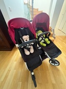 Wózek bugaboo donkey twin + akcesoria