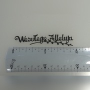 Scrapki, wycinanki. Napis: Wesołego alleluja. DIY