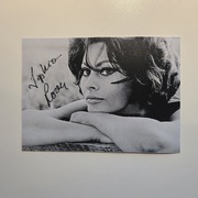 Zdjęcie z org. Autografem Sophie Loren | Sophia Loren - orginalny Autograf