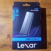 Obudowa M.2 NVME USB 10 Gbps Lexar E300