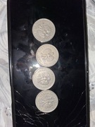 Złotówka z 1991 4szt