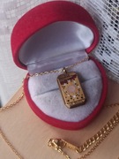 Łańcuszek z zawieszką naszyjnik stal nierdzewna łańcuszek zawieszka okazja