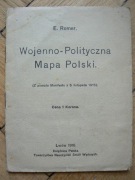 Romer - Wojenno-Polityczna Mapa Polski. 1916 r.