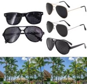 Okulary stenopeiczne Pinhole | Trening wzroku | Przeciw zmęczeniu