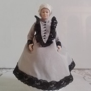 Figurka , laleczka retro, babcia