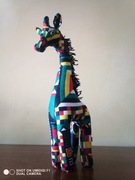 figurka etniczna żyrafy 