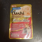 INABA CAT DASHI DELIGHTS FLAKES CHICKEN SALMON