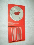 WĘGRY - MAPA PRZEGLĄDOWA - 1:1 000 000 - 1977
