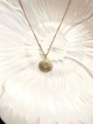 naszyjnik słońce słoneczko stal nierdzewna chirurgiczna labradoryt