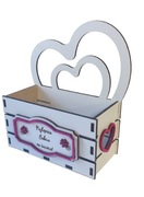 Skrzyneczka z sercem, pudełko prezentowe, dla babci, mamy, nauczyciela 