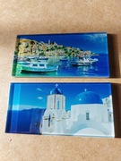 Mozaika szklana prostokąty 4,5x9,8cm nadruk na szkle GRECJA