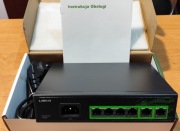 SWITCH PoE 4 PORTY + 2 UPLINK LANON LN-S42-65W HI-PoE EXTENDED DO 250m