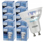 10x Żarówka LED CorePro GU10 4.9W 50W 550lm 4000K neutralna PHILIPS Zestaw