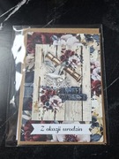 Kartka okolicznościowa ręcznie robiona 