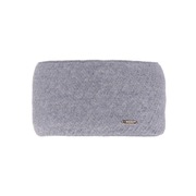 Szara opaska na uszy jesienna zimowa z wełny merino merynosa nowa