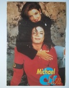 Michael Jackson, Lisa Marie Presley / East 17  (plakat A3 z czasopisma)