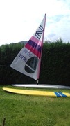 windsurfing, maszt, żagiel, bom