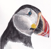 MASKONUR autorska akwarela A4