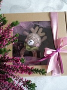 Zestaw prezentowy baby box body rajstopy jelonek