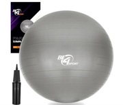 Piłka gimnastyczna Be4Sport Anti-Burst 75cm szara z pompką