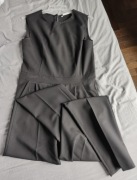 MILA Elegancki czarny kombinezon spodnie w kant r 38 / M bez rękawków