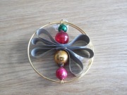 Stara ozdoba choinkowa Gablonz z PRL - u