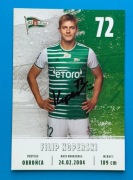 Autograf oficjalna karta Lechia Gdańsk 2022/23 Filip Koperski