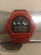 Casio W-214H czerwony.