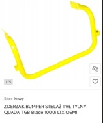 TBG Blade 1000 LTX OEM Zderzak Bumper Stelaż Tył 