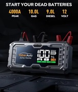 Yaber YA01 jump starter Power Bank 12v 4000a 21800mah