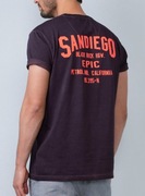 Petrol industries nowa koszulka t shirt z logo r. L śliwkowy