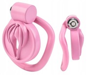 PAS CNOTY RÓŻOWY KLATKA na członka bdsm femdom