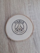 Paris Saint Germain. Podkładka pod kubek drewniana. 